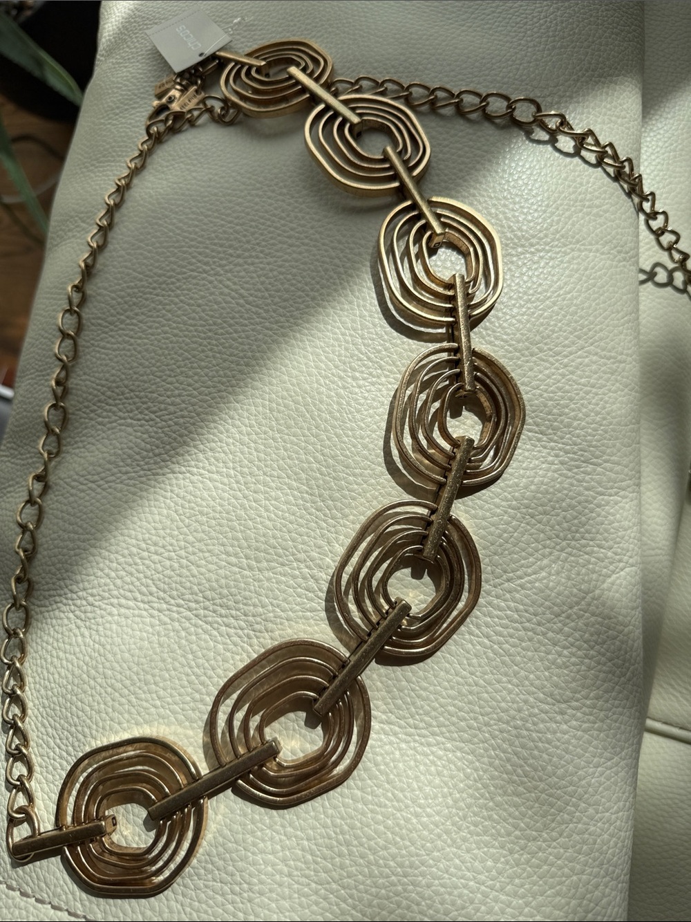 Chico's‎ Gold-Tone Concentric Link Belt